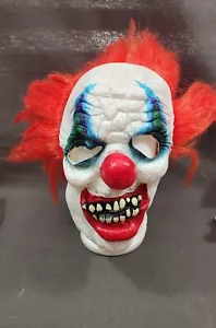 Halloween Clown Mask Latex Creepy Evil Scary costume CLOWN MASK - Picture 1 of 1