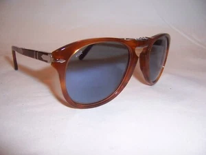 NUEVAS GAFAS DE SOL PERSOL STEVE MCQUEEN PO 0714SM 96/56 HABANA/AZUL AUTÉNTICAS 0714 - Imagen 1 de 7