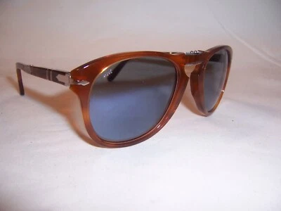 NUEVAS GAFAS DE SOL PERSOL STEVE MCQUEEN PO 0714SM 96/56 HABANA/AZUL AUTÉNTICAS 0714 Foto 1 de 4