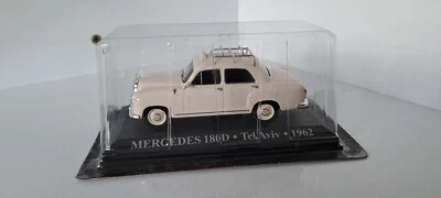 MERCEDES 180 D TAXI TEL AVIV 1962 IXO ALTAYA  N SOUS BLISTER MINIATURE  1/43 - Photo 1/4