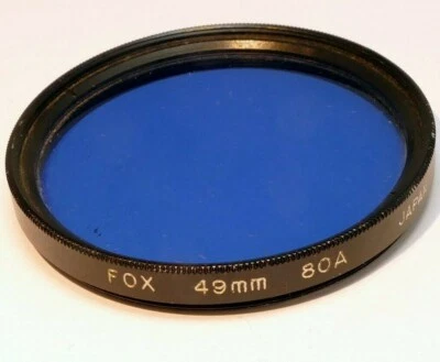 Fox  80A 49mm Filter  Blue  - Image 1 of 4