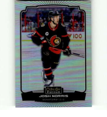 2022-23 O-Pee-Chee Platinum Rainbow #148 Josh Norris Senators - Image 1 of 2