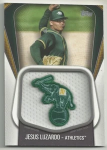 2020 TOPPS BASEBALL - JESUS LUZARDO - JUMBO TRIKOT ÄRMELAUFNÄHER - ATHLETIK - JL - Bild 1 von 1