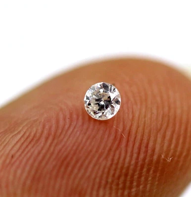 Natural Loose Diamond 0.052 Ct I Color SI3 Round Brilliant Cut Certified - Image 1 of 4