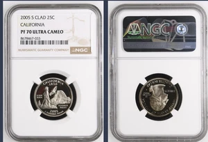 2005-S Proof State Quarter, California,  PF70 Ultra Cameo NGC - Picture 1 of 1