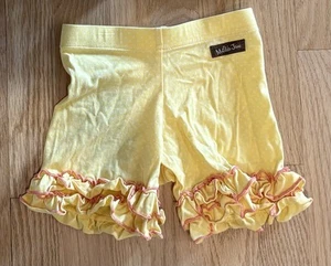 Matilda Jane Girls’ Yellow Ruffle Shorts Size 6 - Picture 1 of 3