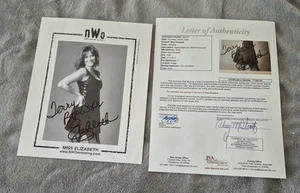 Miss Elizabeth 1989 Signed 8x10 NWO Promo Photo (JSA Letter of Authenticity) - Picture 1 of 5