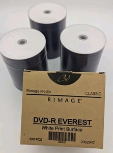 Rimage Media DVD-R 2002047 Everest Classic White Print Surface 💿 Quantity: 300 - Afbeelding 1 van 2