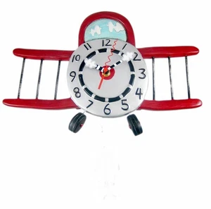 Scratch & Dent Allen Designs Airplane Wall Clock - Picture 1 of 5