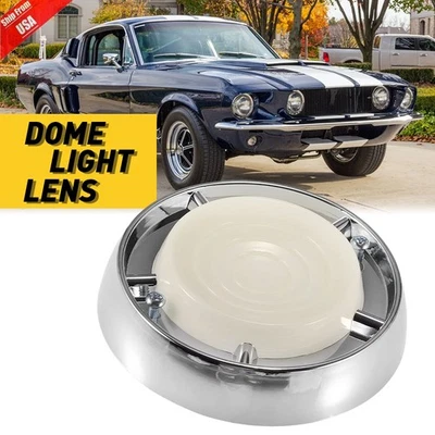 Cubierta de lámpara de lente transparente con bisel de luz de cúpula interior para Comet Ford Falcon 1961-1965 Foto 1 de 4