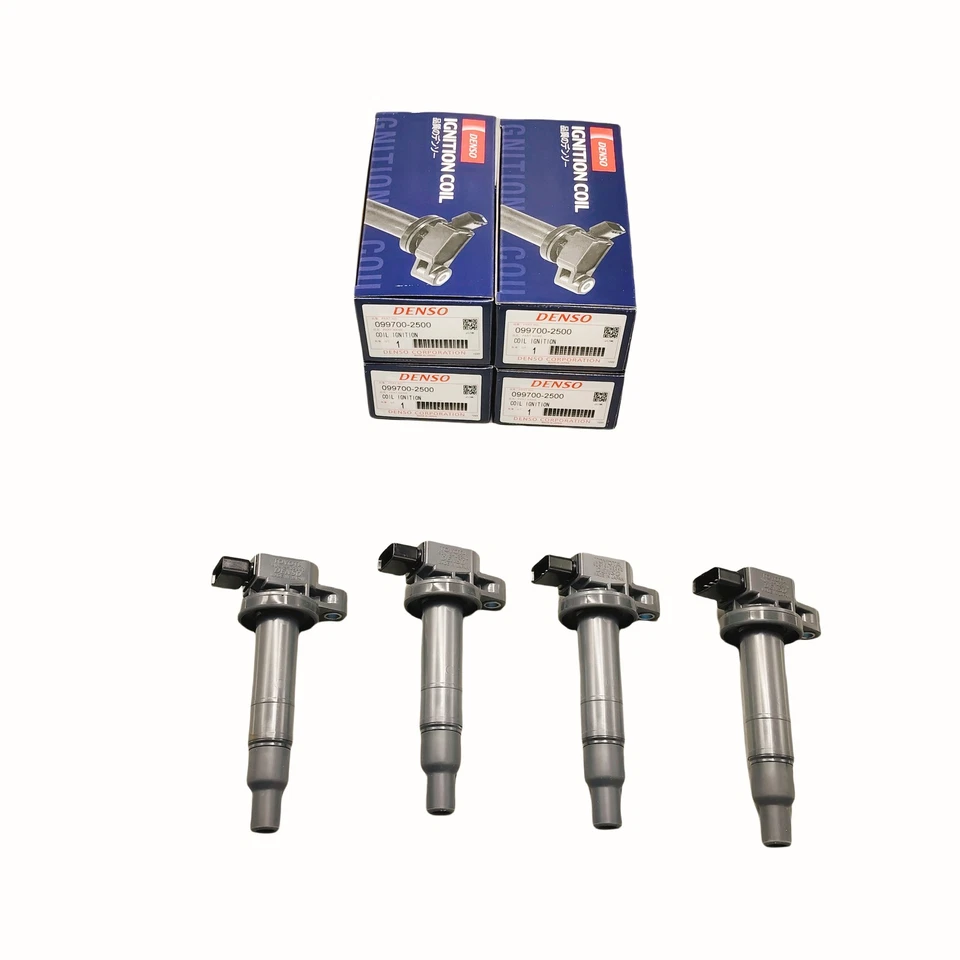 DENSO OEM 4PCS 90919-02240 Ignition Coils For 2001-2010 Toyota Yaris Prius Echo - Image 1 of 4