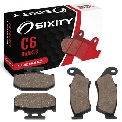 Front + Rear Ceramic Brake Pads 1998 Yamaha YZ400F Set Full Kit FK Complete gd - Image 1 of 4