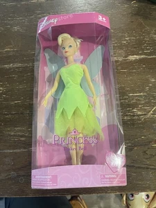 Muñeca Princesa Tinker Bell Peter Pan 2004 Disney Store de Colección Juguete Nuevo de Lote Antiguo Y2K Sellada - Imagen 1 de 4
