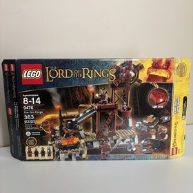 Lego The Orc Forge 9476 Lord of the Rings Hobbit Lotr 100% Complete Set Orthanc