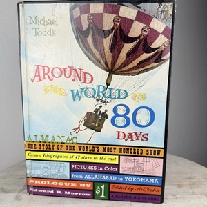 Vintage AROUND THE WORLD IN 80 DAYS ALMANAC,  Michael Todd, Random House HC 1956 - Bild 1 von 11