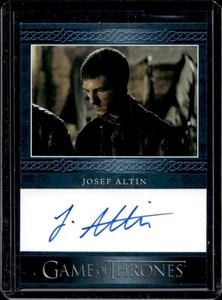 2024 Rittenhouse Game of Thrones Legends Realm Josef Altin as Pypar Blue Auto JA - Picture 1 of 2