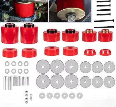 Juego de bujes de montaje de cabina de carrocería 4.4123R para Ford F150 F250 F350 1980-1998 2x4 4x4 Foto 1 de 4