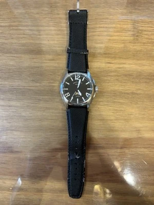 Tommy Bahama Men's Silver Watch, black band Relaxed - Image 1 of 4