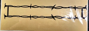 Barb Wire Fence Ranch Farm 10.5" Laser Cuts Cardstock Borders HTF 2 per pack - Picture 1 of 2