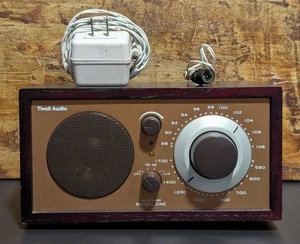 TIVOLI AUDIO Model One Henry Kloss AM/FM Radio Dark brown / Wenge / Bronze Front - Picture 1 of 19