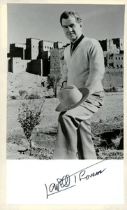 Foto firmada por Lowell Thomas y autógrafos de periodistas famosos - Imagen 1 de 3