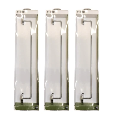 Badetuchhalter, Handtuchhalter je 60cm aus Edelsathl - verchromt - 3 Stück - Bild 1 von 3