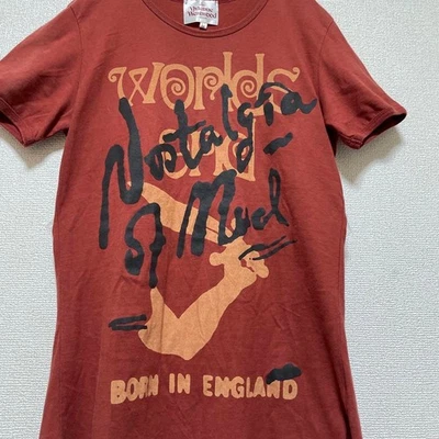 Vivienne Westwood дизайн печати футболка коричневый цвет размер M женщины модные товары - Изображение 1 из 4