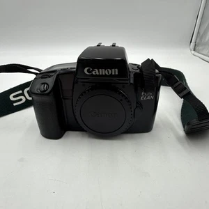 CANON EOS ELAN 35mm SLR FILM CAMERA BODY + STRAP & CAP - TESTED EX+ - Picture 1 of 20
