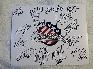 2011/2012 Rochester Americans Team Auto Foto mit Marcus Foligno Buffalo Sabres - Bild 1 von 1