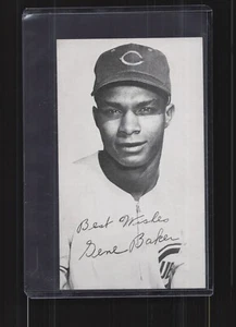 Gene Baker Chicago Cubs Facsimile Autograph Sincerely Postcard Unposted - Picture 1 of 3