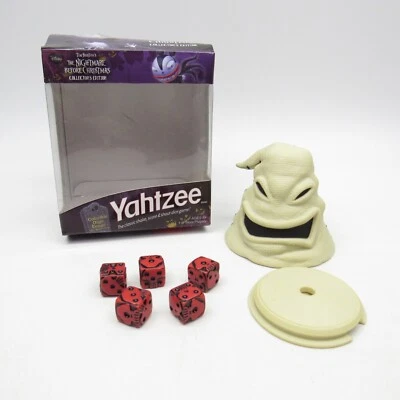 Yahtzee Nightmare Before Christmas OOGIE BOOGIE Hasbro Disney Dice Game - Image 1 of 4