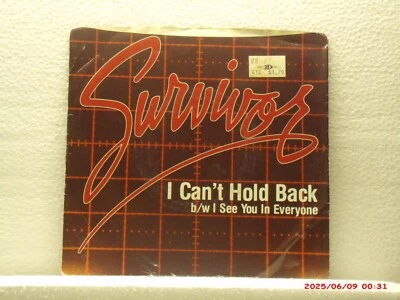 SURVIVOR -(45 W/P.S.)- I CAN'T HOLD BACK / I SEE YOU IN EVERYONE - STEREO - 1984 - Image 1 of 4