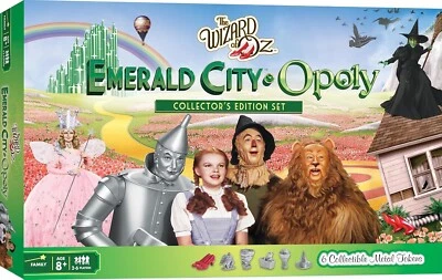 obo MONOPOLY Emerald City-Opoly Edición Coleccionista Juego de Mesa Mago de Oz Foto 1 de 3