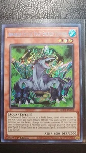 Advanced Crystal Beast Emerald Tortoise 1st Ed BLCR-EN012 M PF Yu-Gi-Oh - Picture 1 of 2