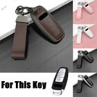 Aluminum Alloy Leather Car Key Case Cover For Audi RS6 S3 S6 S8 Q8 A3 A6 A7 A8