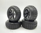 4Pcs 12mm Hex for RC 1/10 Buggy Off-Road Car Front Rear Tires and Wheels set