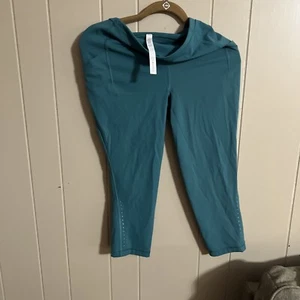lululemon leggings 10 pockets girls size 10 green - Picture 1 of 6
