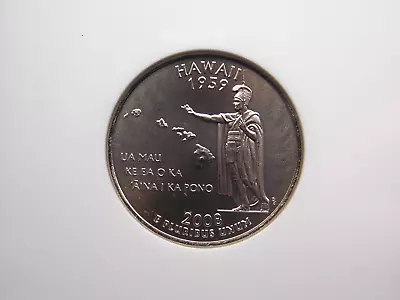 2008 "D" State **HAWAII** Washington SMS Quarter 25c NGC MS67 #020 GEM BU ECC&C - Image 1 of 4