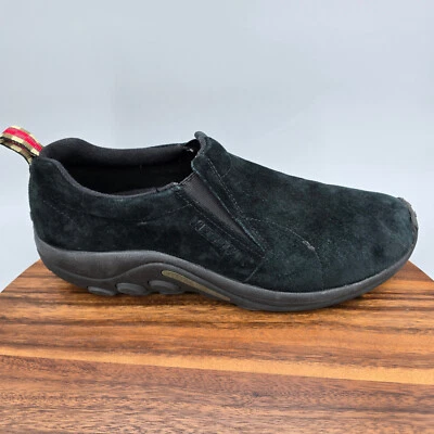 Merrell Jungle Moc Shoes Men's 13 Black Suede Leather Casual Slip On Sneakers - Image 1 of 4