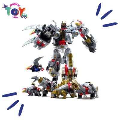 Volcanicus Deformation Dinoking Slag Sludge Slash Combiner 5 in 1 Action Toy - Image 1 of 4