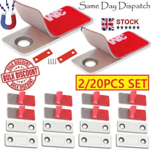 2-20 Pcs Very Strong Magnetic Catch Latch Ultra Thin For Door Cabinet Cupboard - Picture 1 of 17