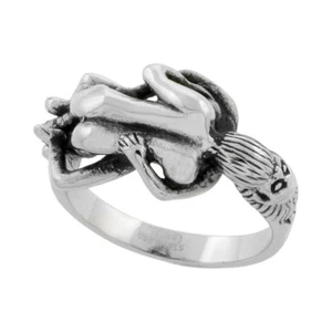 Stainless Steel Biker Ring with Couple Making Love / Having Sex - Picture 1 of 1