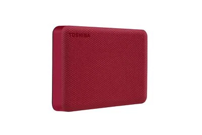 Toshiba Canvio Advance 4Tb Portable External Hard Drive Usb 3.0, Red - Personal  - Image 1 of 4