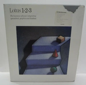 Lotus 123 Software Package Ver 2.01 with 5.25" Diskettes and Manuals VGC - Picture 1 of 11