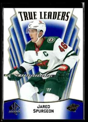 2021-22 Sp Authentic True leaders blue Jared Spurgeon #TL-8 H4R3H - Image 1 of 2
