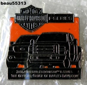 ⭐2008 HARLEY DAVIDSON FORD F-SERIES OFFICIAL TRUCK JACKET VEST PIN - Picture 1 of 1