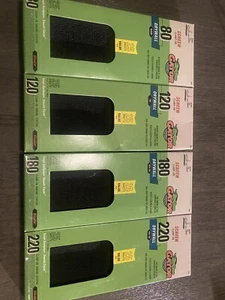 Gator Sanding Screens Lot 25 Count Each 4-1/4" x 11-1/4" 80, 120, 180 & 220 Grit - Picture 1 of 5