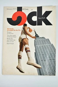 Vintage Jan. 1970 Jock Magazin NY Nicks Rangers Frazier Ali Johnny Blood Jets - Bild 1 von 11