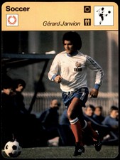 Editions Rencontre Sportscaster Football Card (1977-80) - Gerard Janvion