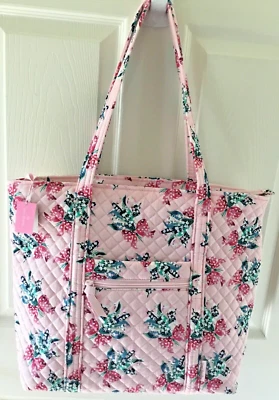 Vera Bradley ~ "Happiness Returns Pink" ~ Small Vera Tote Bag ~ NWT - Image 1 of 4
